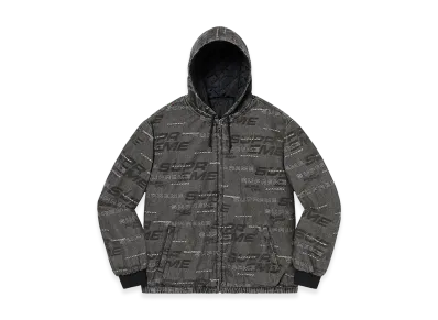 Supreme Reversible Dimensions Logo Denim Work Jacket "Black"