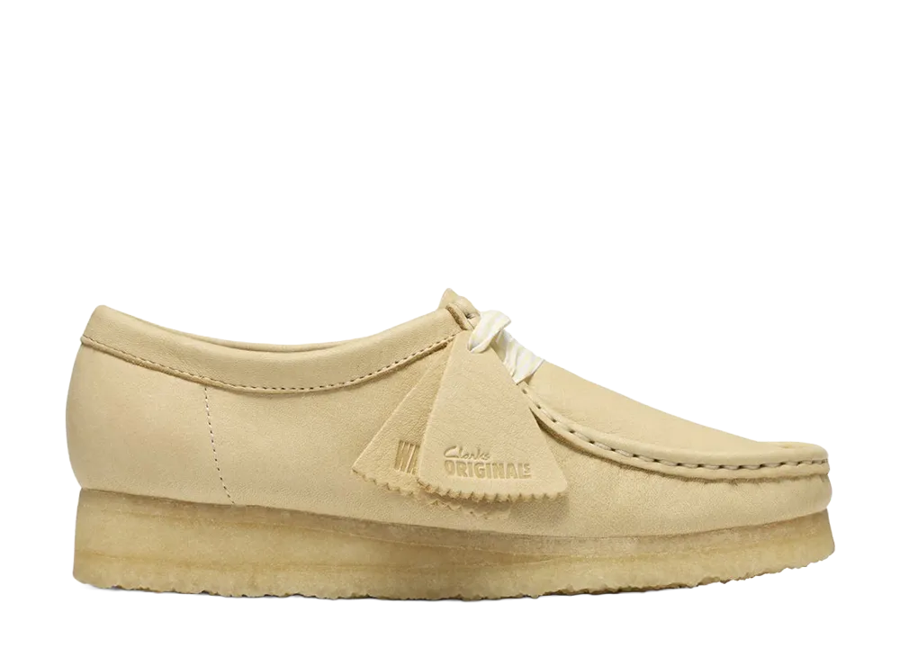 クラークス ウィメンズ ワラビー "ペールイエローレザー"