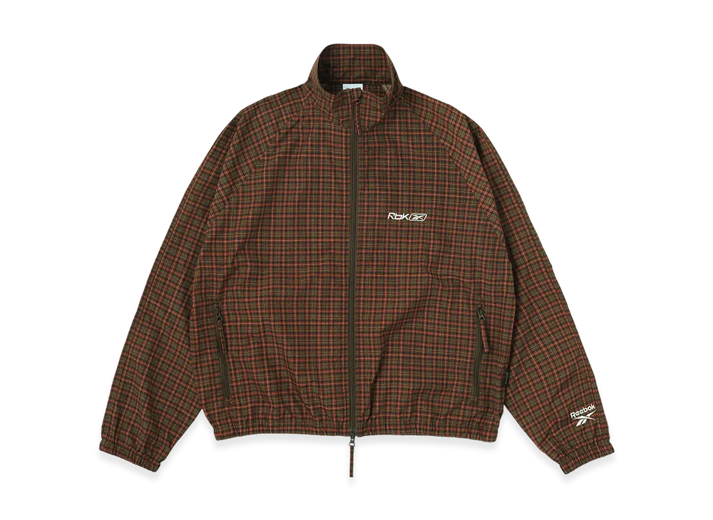 SEDAN ALL-PURPOSE x Reebok Track Jacket "Brown Plaid"