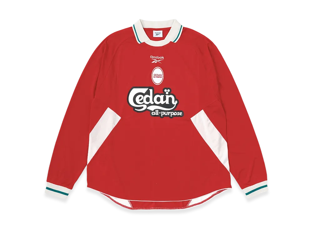 SEDAN ALL-PURPOSE x Reebok L/S Game Shirt "Red"