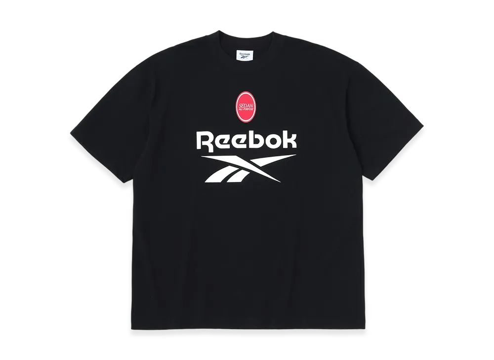 SEDAN ALL-PURPOSE x Reebok Vector Logo S/S Tee "Black"