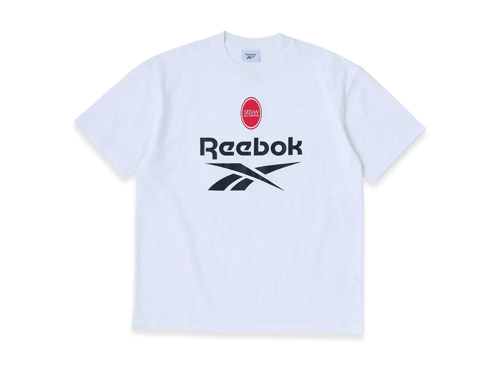 SEDAN ALL-PURPOSE x Reebok Vector Logo S/S Tee "Off White"