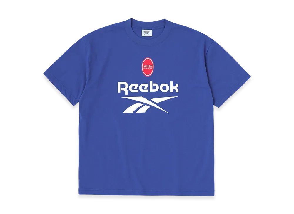 SEDAN ALL-PURPOSE x Reebok Vector Logo S/S Tee "Blue"