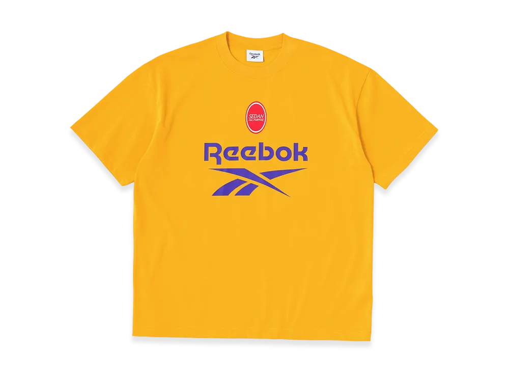 SEDAN ALL-PURPOSE x Reebok Vector Logo S/S Tee "Yellow"