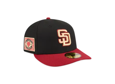 NEW ERA PC 59Fifty Team Cards San Diego Padres "Black/Red"