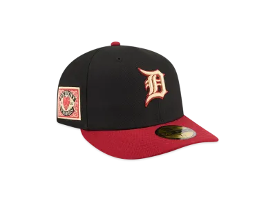 NEW ERA PC 59Fifty Team Cards Detroit Tigers "Black/Red"