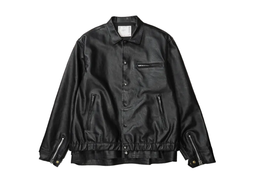 sacai 26SS Leather Blouson sacai 26SS Leather Blouson