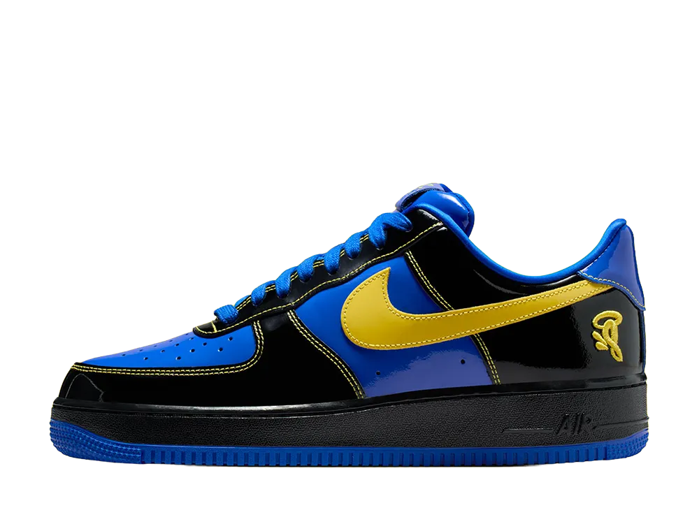 セントラルシー × ナイキ エアフォース1 ロー "ブラック/オプティックイエロー/レーサーブルー" (フレンズ&ファミリー)