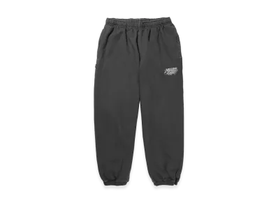 APHRODITEGANG Classic Logo Embroidery Garment Dye Sweat Pants "Black/White"
