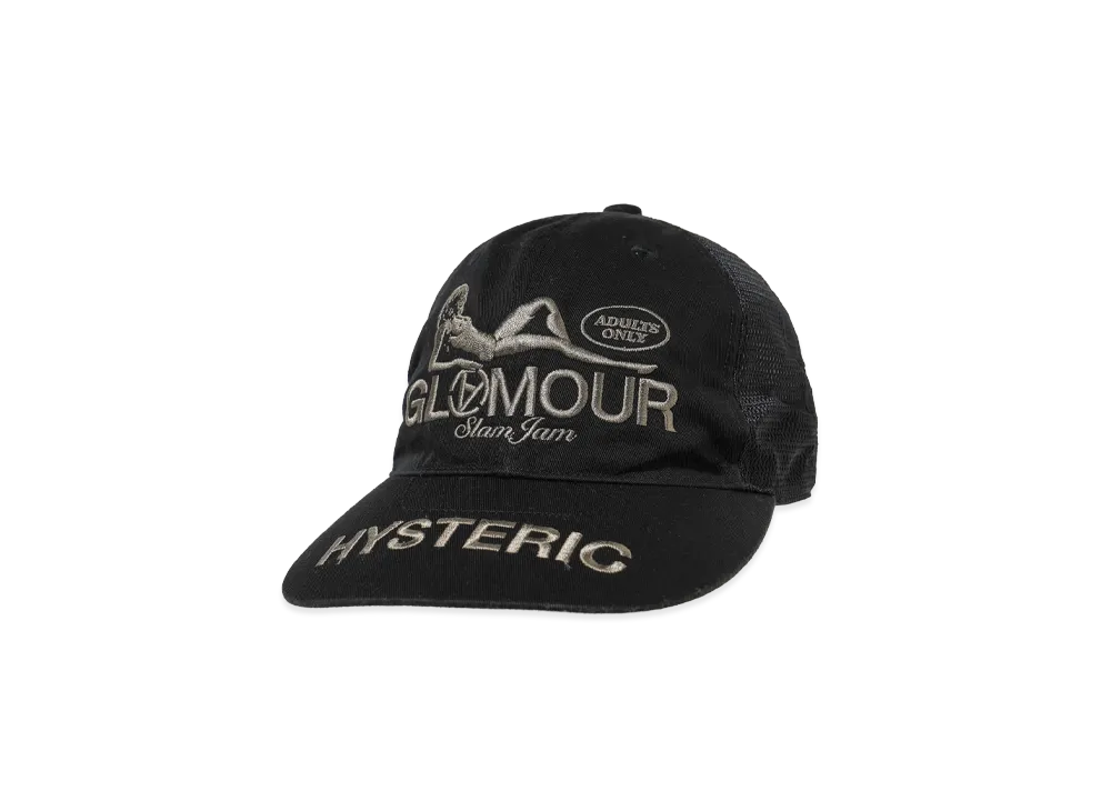 HYSTERIC GLAMOUR x SLAM JAM Cap "Black"