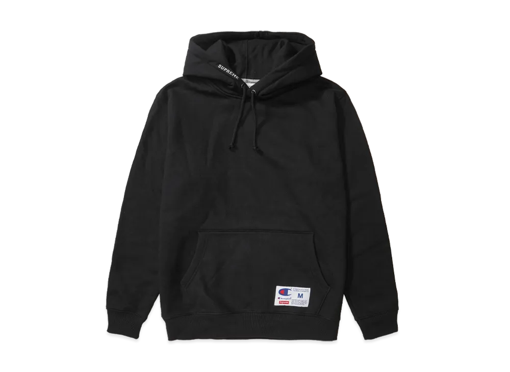Supreme Champion Hooded Sweatshirt "Black"