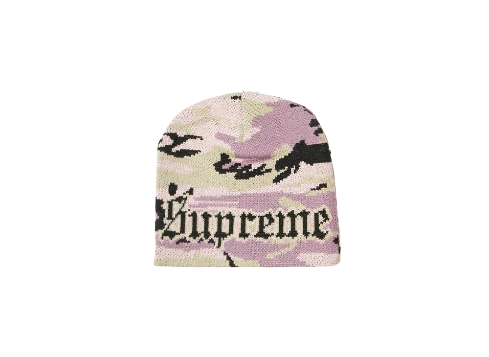 Supreme x Chicago White Sox x New Era Beanie "Pink Camo"