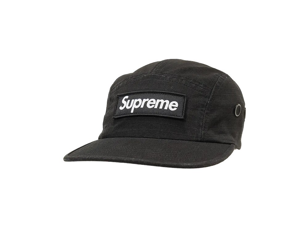 シュプリーム ミリタリーキャンプキャップ "ブラック"