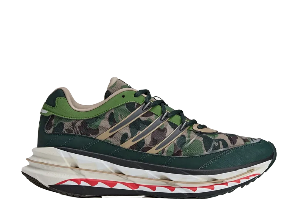 アベイシングエイプ × アディダス アディスター HRMY ワールドカップパック "グリーンカモ"