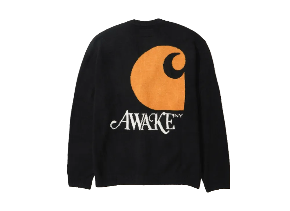 Carhartt WIP x AWAKE NY Cardigan "Black"