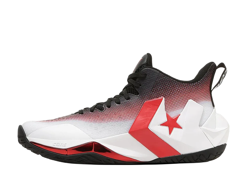 コンバース コンズ アンアベレージ ミッド "ホワイト/レッド/ブラック"