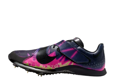 Nike Long Jump Elite "Pink Blast/Blue Void/Electric Green/Black"