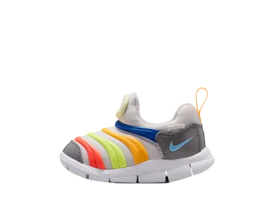 Nike TD Dynamo Free "Vast Grey/Bright Crimson/University Blue"