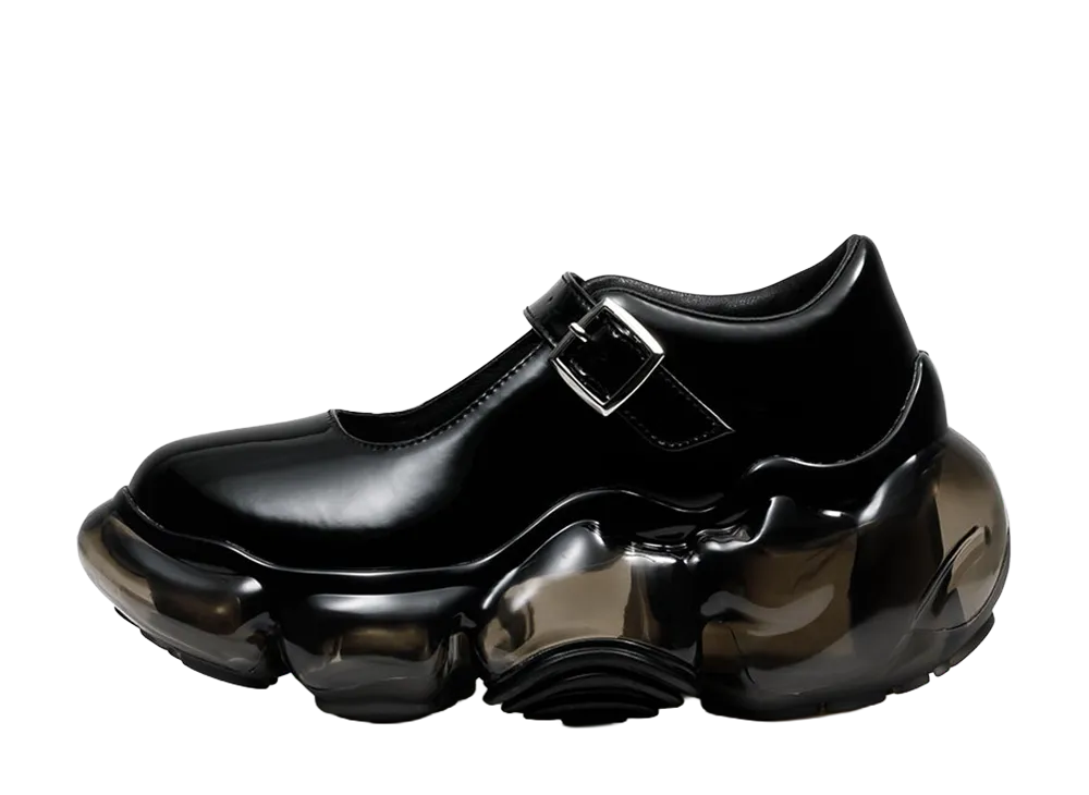 grounds Women's MOOPIE PEBBLE "Black Enamel/Black"