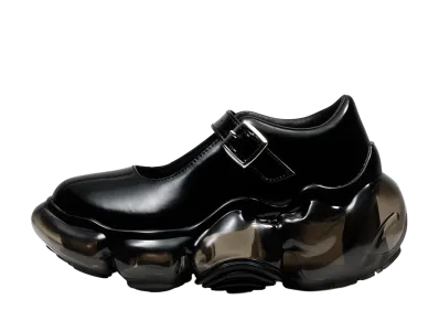 grounds Women's MOOPIE PEBBLE "Black Enamel/Black"