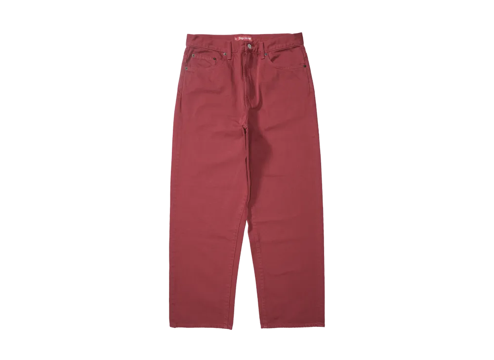 Supreme Baggy Jean (25FW) "Red"