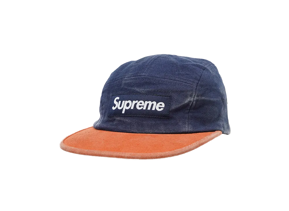 Supreme 2-Tone Moleskin Camp Cap "Navy"