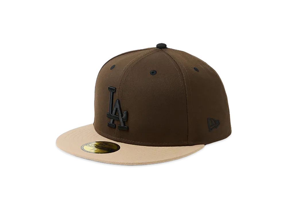 NEW ERA Powered by GORO NAKATSUGAWA (MIN-NANO) 59Fifty Los Angeles Dodgers "Walnut/Camel"
