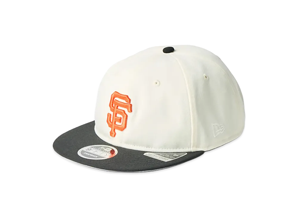 NEW ERA Powered by GORO NAKATSUGAWA (MIN-NANO) RC 9Fifty Flat Visor San Francisco Giants "Chrome/Black"