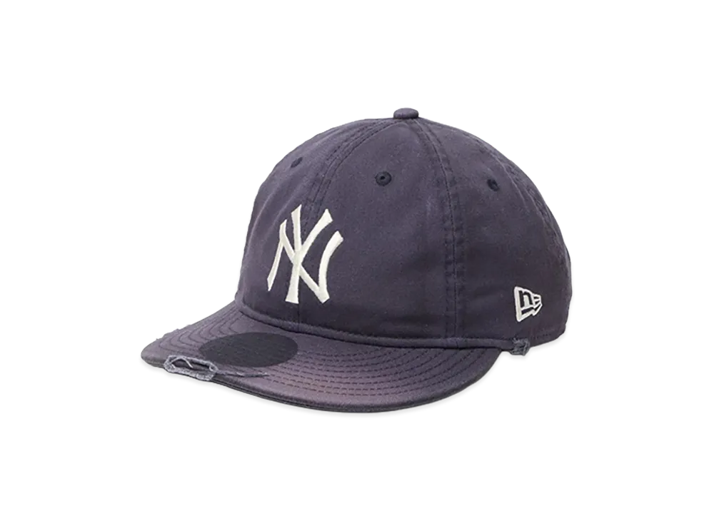 NEW ERA Powered by GORO NAKATSUGAWA (MIN-NANO) 9Thirty New York Yankees Damage / Packable Visor / Monterey Wash "Navy"