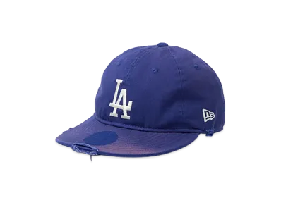 NEW ERA Powered by GORO NAKATSUGAWA (MIN-NANO) Youth 9Twenty Kids Los Angeles Dodgers Damage / Packable Visor "Dark Royal"
