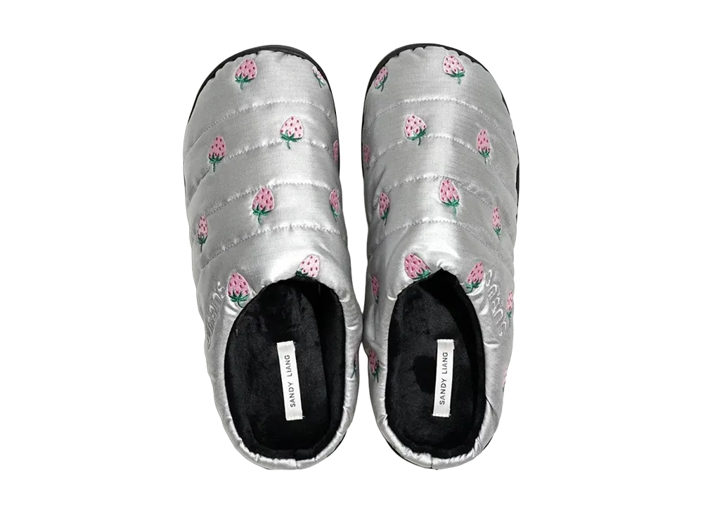 Sandy Liang × SUBU Slippers Strawberry "Chrome"