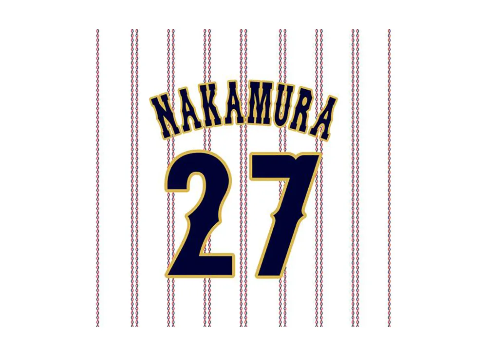 MIZUNO 2026WBC Yuhei Nakamura 27 Replica Uniform (Home) "White"
