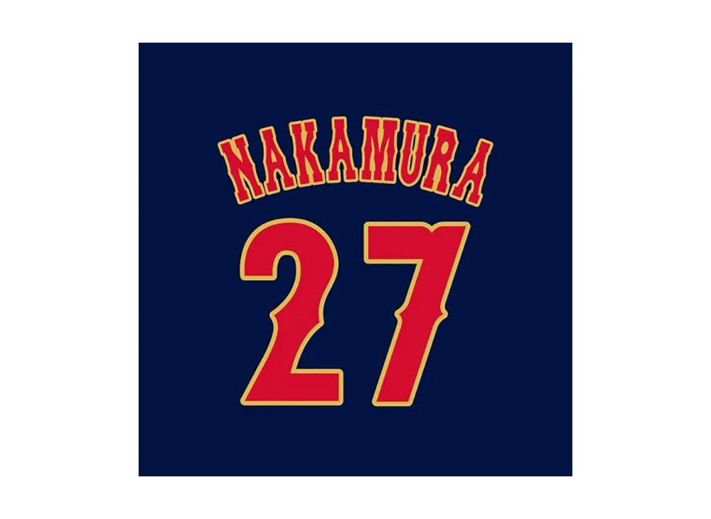 MIZUNO 2026WBC Yuhei Nakamura 27 Replica Uniform (Visitor) "Navy"