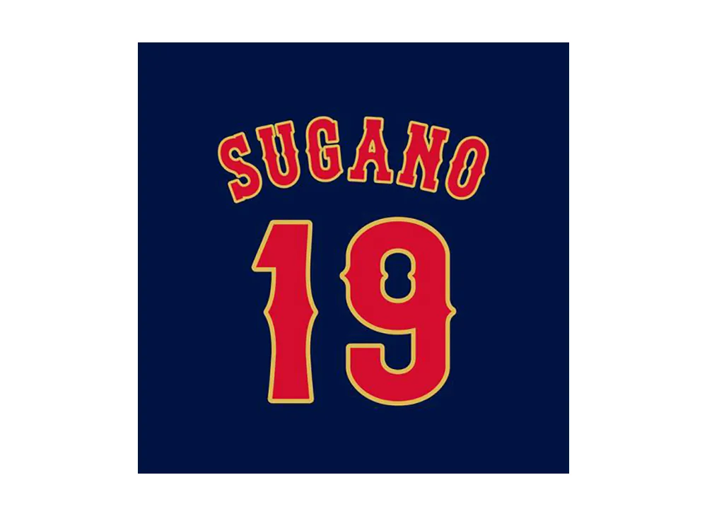 MIZUNO 2026WBC Tomoyuki Sugano 19 Replica Uniform (Visitor) "Navy"