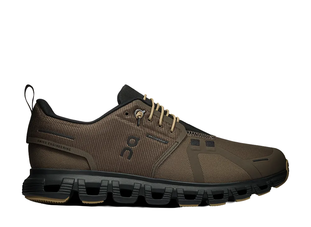 On Women's Cloud 6 Waterproof "Grizzly/Black"