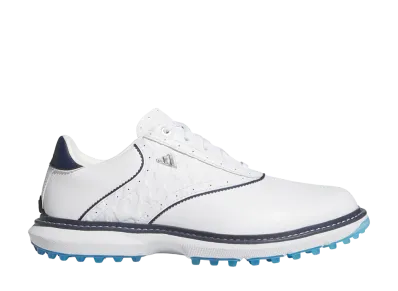 adidas Women's MC70 Spikeless Golf "Cloud White/Collegiate Navy/Lucid Ray Blue"