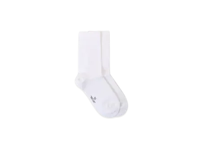 Y's Nylon Jersey Classic Socks "White"