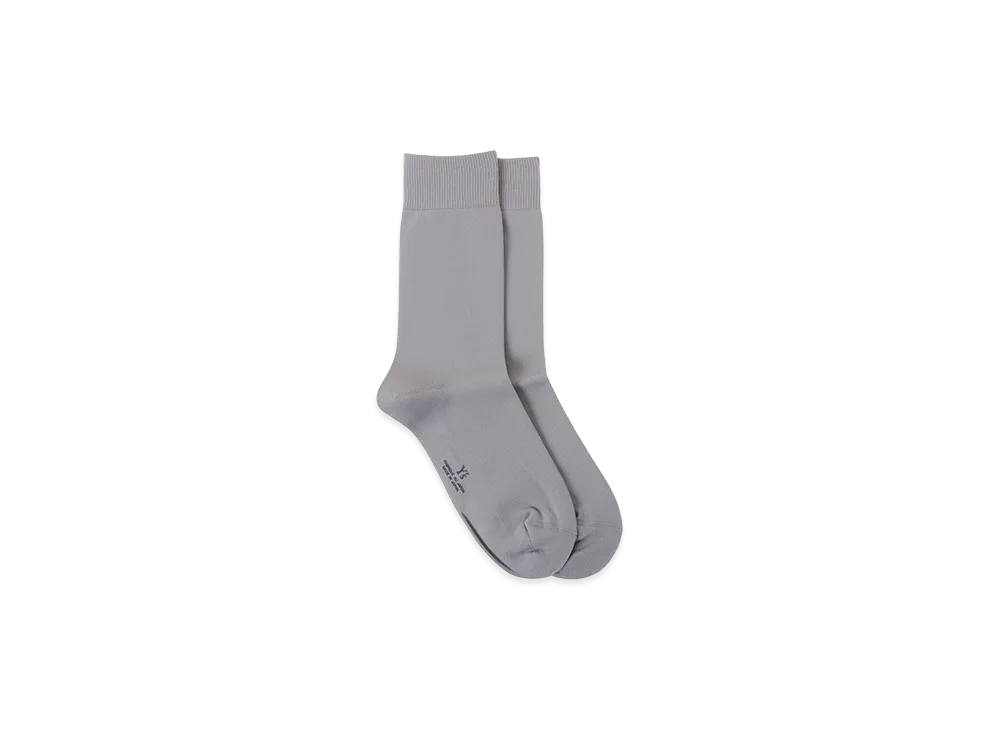 Y's Nylon Jersey Classic Socks "Grey"