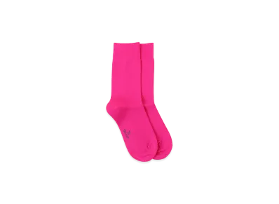 Y's Nylon Jersey Classic Socks "Pink"