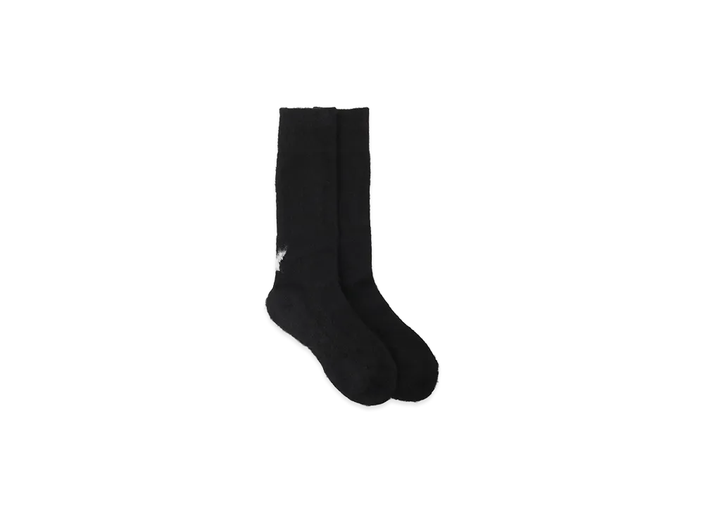 Y's x CHICSTOCKS Mohair Socks "Black"