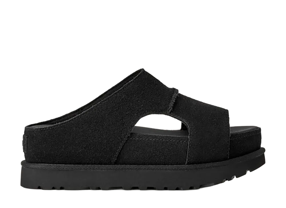 UGG Women's Goldenstar Hi Cutout Slide "Black"