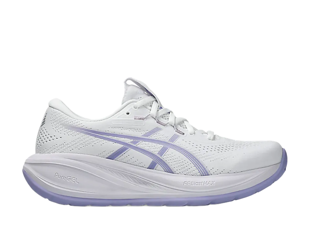 アシックス ウィメンズ ゲルキュムラス 28 ワイド "ホワイト/ブルーベル"