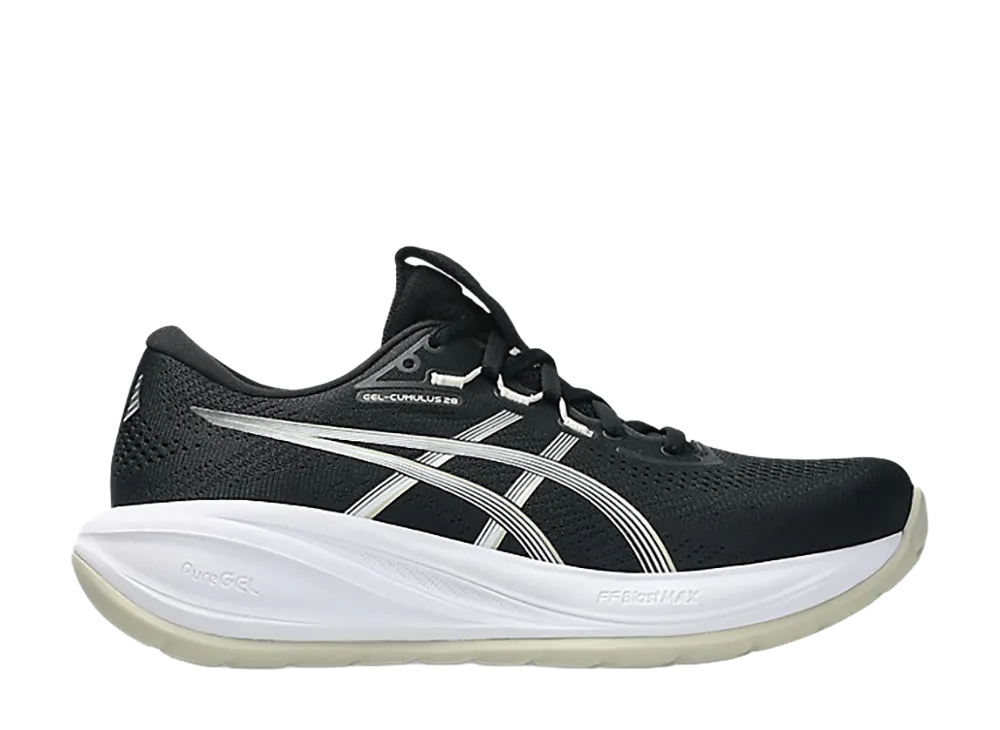 アシックス ウィメンズ ゲルキュムラス 28 "ブラック/ホワイト"