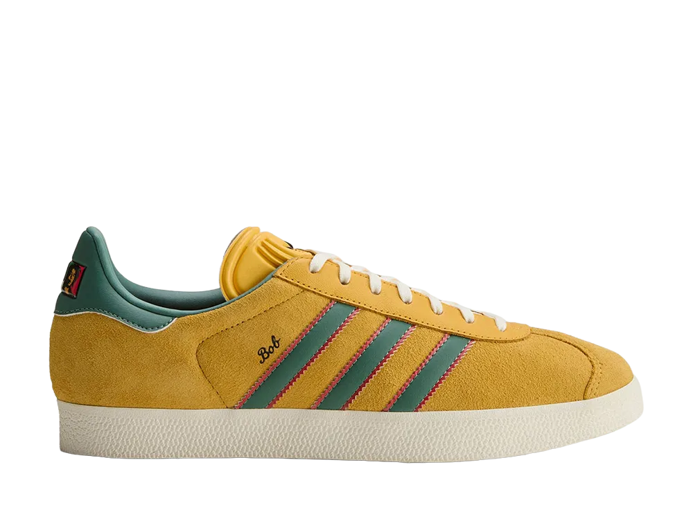 ボブマーリー × アディダス ガゼル "ボールドゴールド/ナン/ピュアルビー"