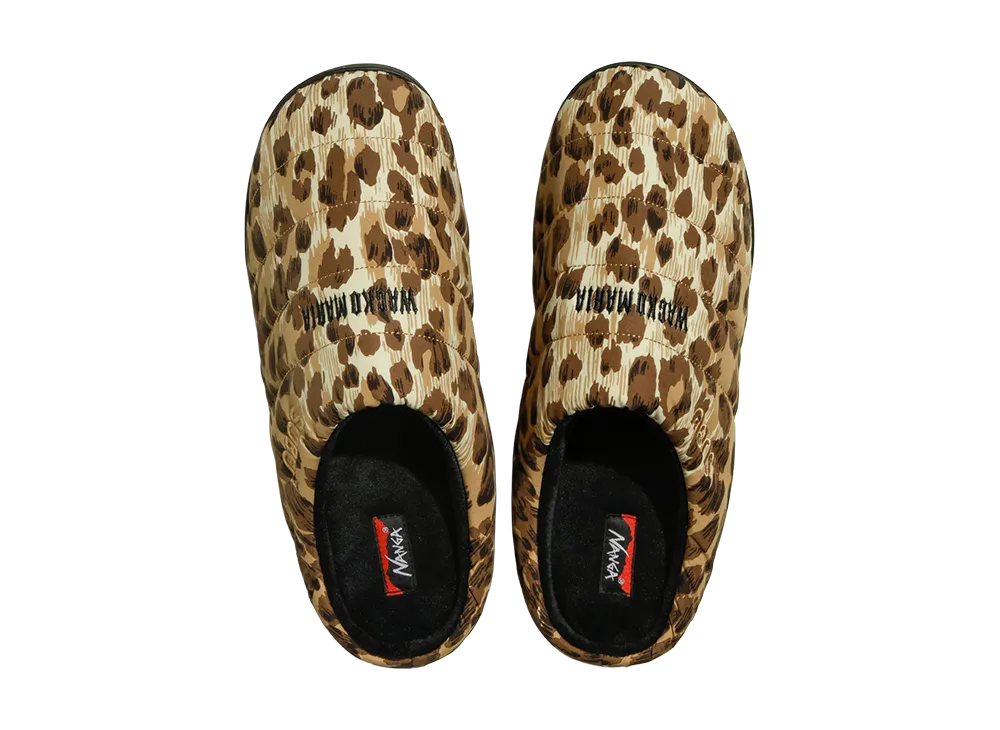 WACKO MARIA x NANGA x SUBU LEOPARD Winter Sandal "Beige"