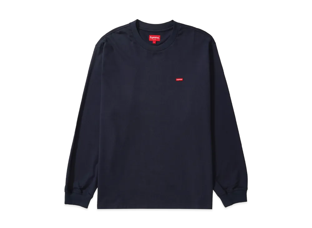 Supreme Small Box L/S Tee "Navy" (21FW)