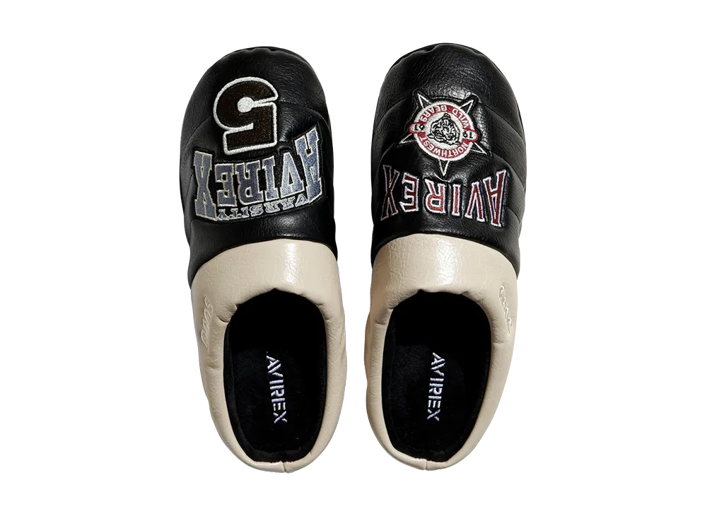 AVIREX x SUBU Vegan Leather Sandal "Black"