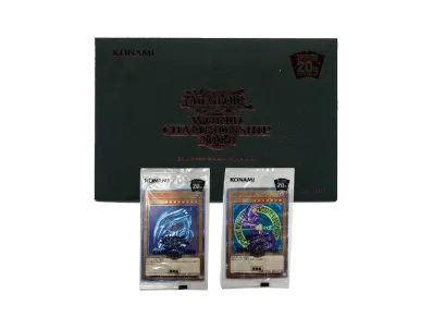 遊戯王OCG デュエルモンスターズ ワールドチャンピオンシップ 2018 記念 (青眼の白龍 ブラック・マジシャン) 封筒開封済み