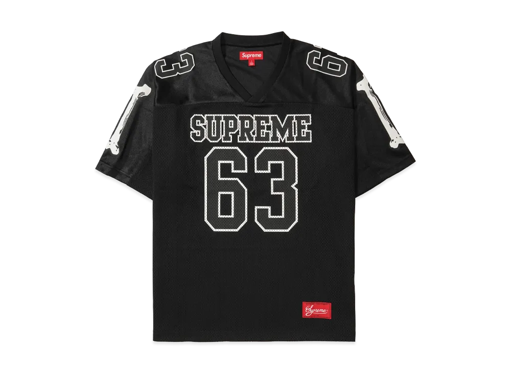 シュプリーム ボーンズ フットボールジャージ "ブラック"