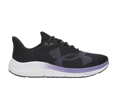 Under Armour Women's UA Charged Pursuit 4 Big Logo "Black/Purple Luxe"